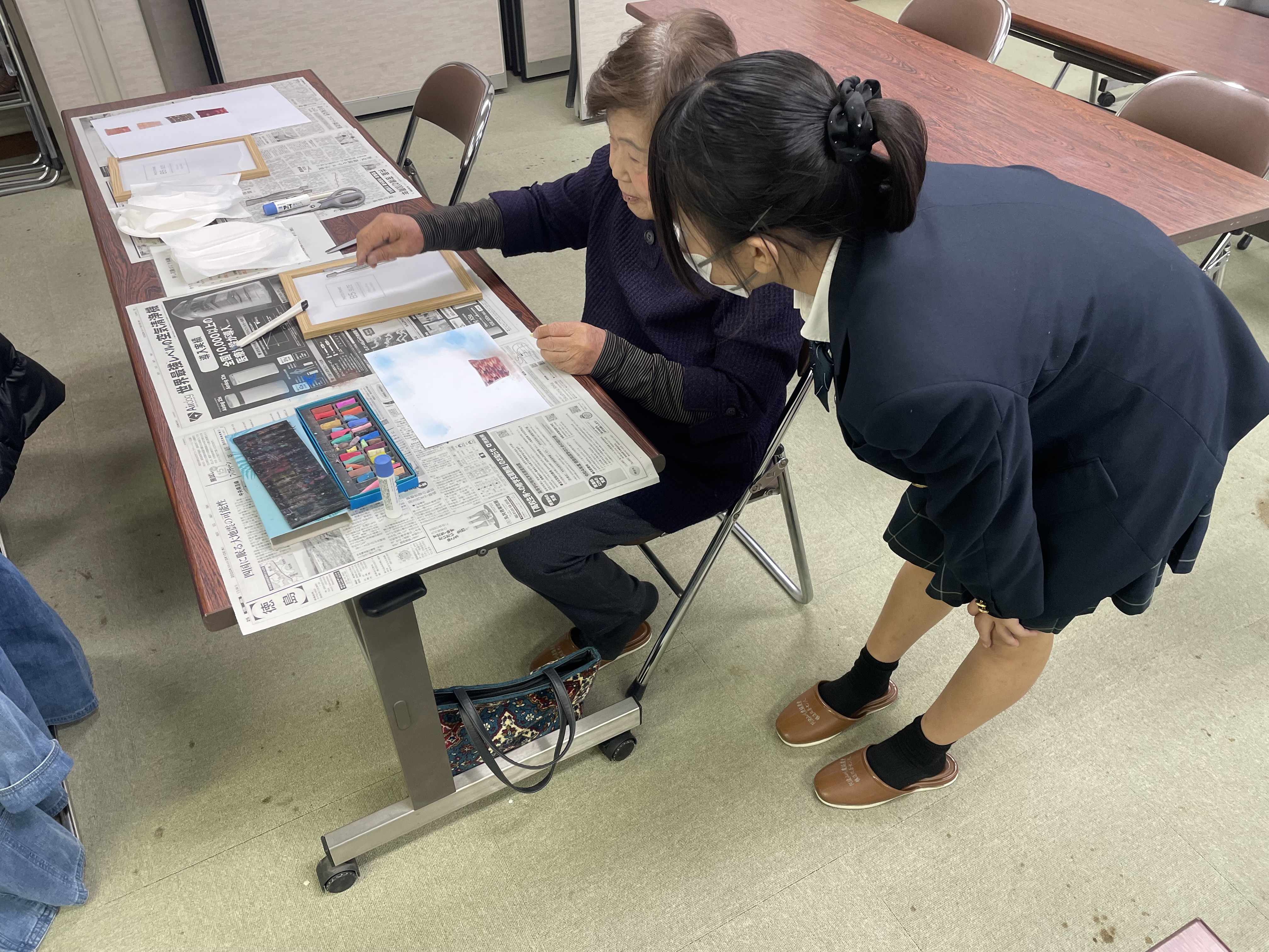 押し花講習　山川3