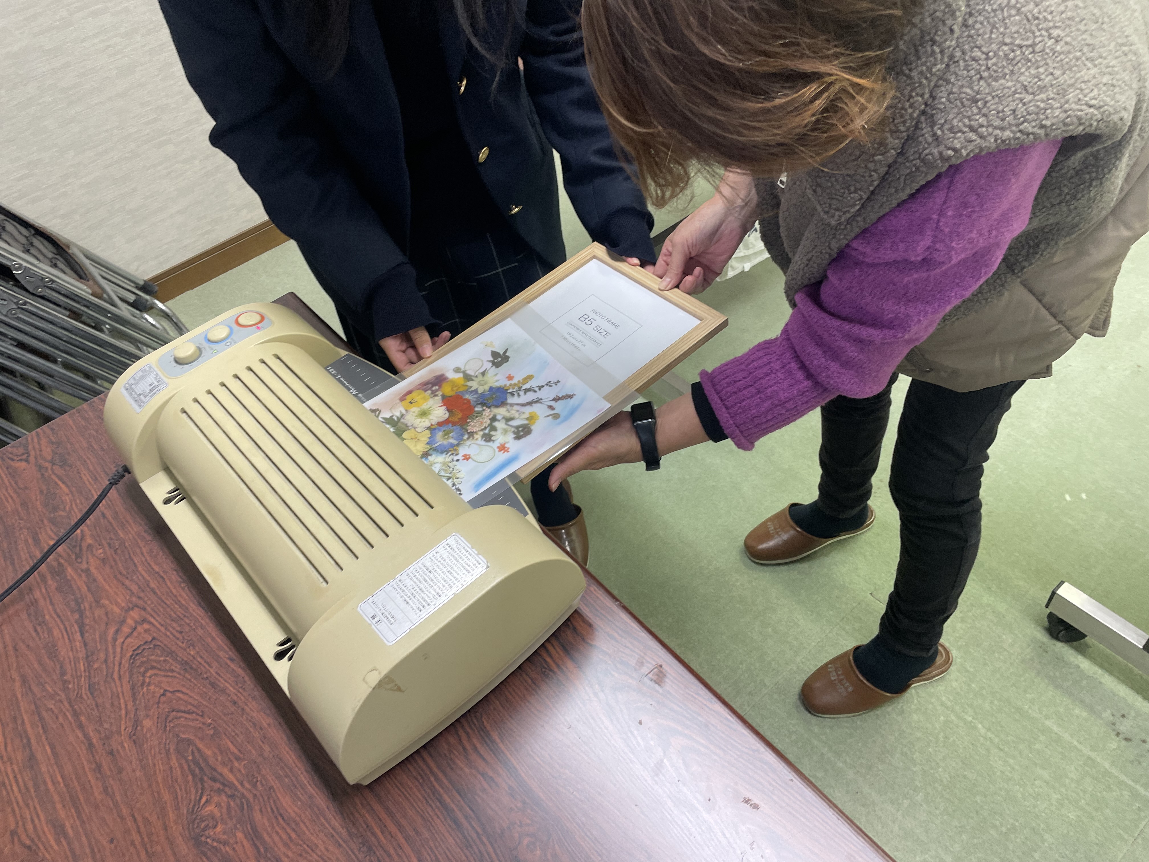 押し花講習　山川4