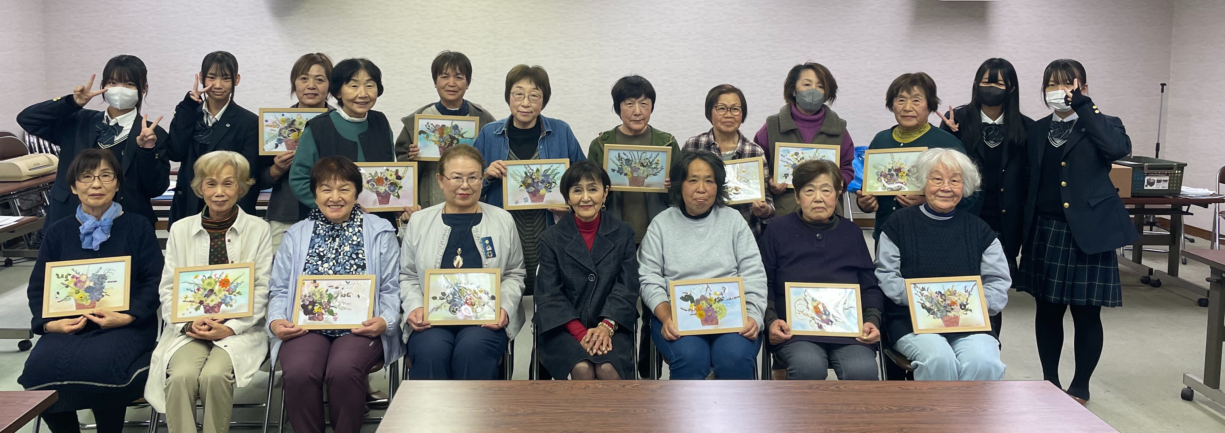 押し花講習　山川１